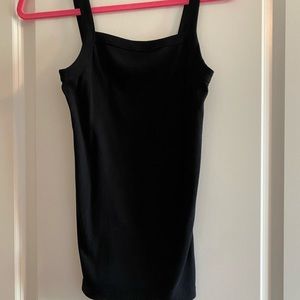 Black Slim Fit Tank